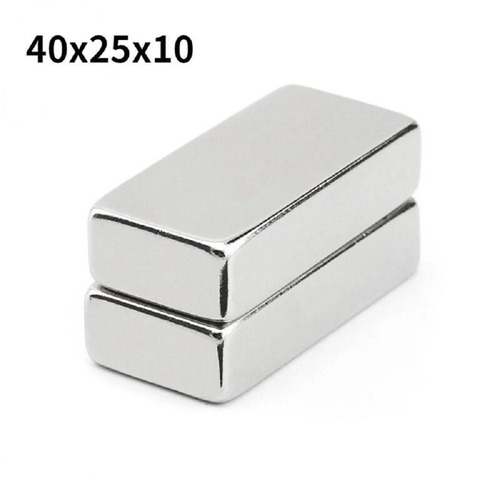 Ndfeb Block Magnet 40 X 25 X 10mm