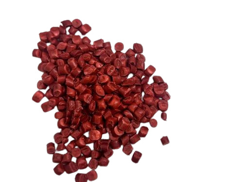 Red Hdpe Granules - HDPE Material, Red Color, Loose Bag Pack | High Strength, UV & Chemical Resistance, Injection Moulding