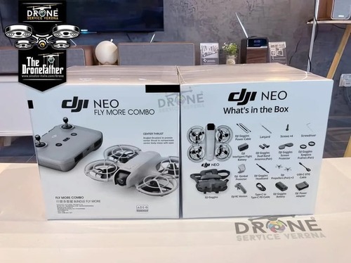 X Verse DJI Neo Fly More Combo Mini Drone with 4K UHD Camera for Adults, 135g Self Flying Drone that Follows You, Palm Takeoff, Subject Tracking, QuickShots Stabilized Video with RC N3 and 3 Batteries