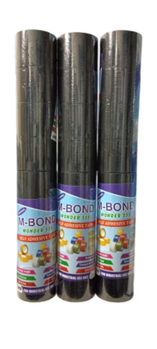 Black Color Bopp Self Adhesive Tape