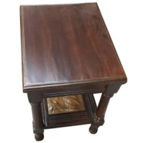 Brown Wooden Stool