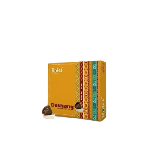 Classic Dhoop Cup Agarbatti - Cow Dung, Brown Paper Box | Herbal Aroma, Eco-Friendly, Religious Worship Set