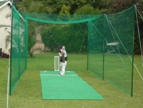 Cricket Practice Nylon Net - Nylon, Various Sizes, Green | Flexible Mesh, Easy Installation, Water Resistant, Long Service Life