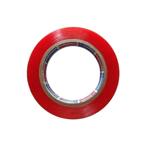 Double Sided Red Polyester Tape