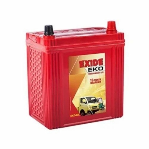 Exide Eko Battery - 18 Volt Automotive | Maintenance Free, High Capacity, Corrosion Resistant, Quick Charging