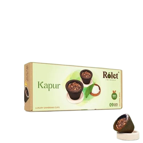 Natural Brown Dhoop Agarbatti - Cow Dung, Brown, Paper Box | Eco-Friendly, Herbal Aroma, Religious Use