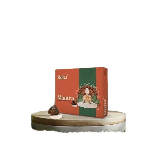 Sambrani Dhoop Cup Agarbatti - Cow Dung Material Brown Paper Box | Eco-Friendly Herbal Aroma Religious Use Set of 12