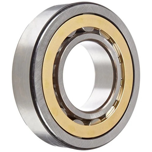 Single Row Cylindrical Roller Bearing - Stainless Steel, Silver Grey | Automotive Industry Use, Smooth Rotation