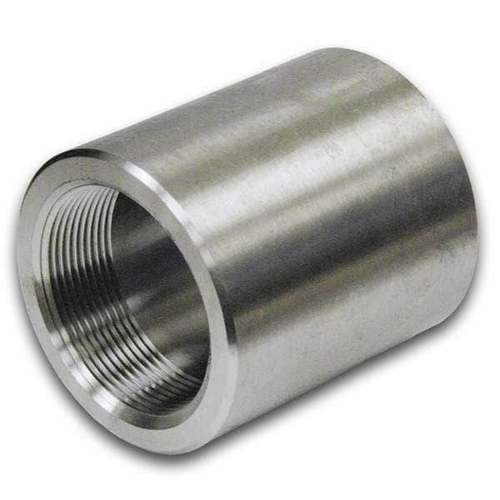 Ss Coupling - Stainless Steel, Silver | Corrosion Resistant, Leak Proof, Threaded Connection, Pressure Rated