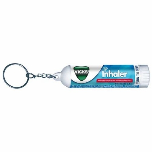 Vicks Inhaler - Cylindrical Portable Size | Menthol Vapors Quick Action Non Drowsy Refreshing Aroma