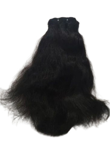 12 Inch Wavy Human Hair Extension - Human Hair, 10 Inch, Black | Clip-In, Remy Hair, Lightweight, Heat Resistant