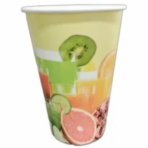 360ml Printed Paper Drinking Glasses - Paper, 360ml | Eco Friendly, Disposable, Restaurant Use