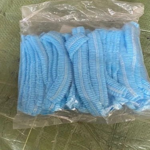 Blue Disposable Bouffant Cap