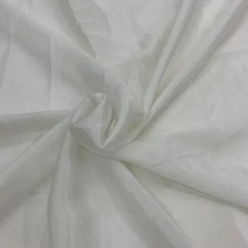 Dyed Fabric - Silk, White | Rich Texture, Intricate Patterns, Smooth Finish, Shiny Appearance, Durable Weave, Dye Friendly, Heavy Fabric, Elegant Design, Luxurious Feel, Decorative Material