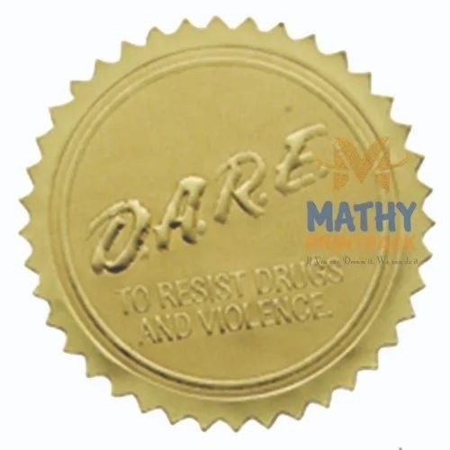 Embossing Seal Sticker