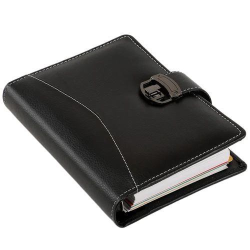 Fancy Plain Leather Diary