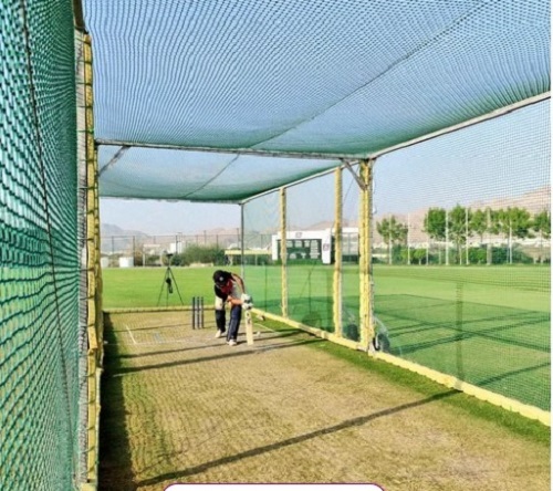 Green Nylon Cricket Net - Nylon, Various Sizes, Green | Fade Resistant Color, Strong Impact Absorption, High Elasticity, Non-Toxic Material