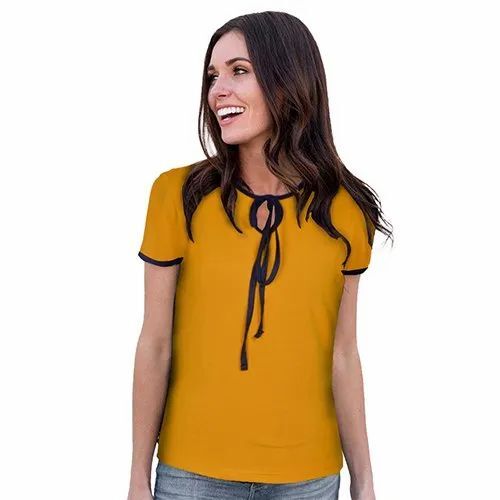 Ladies Yellow T Shirt