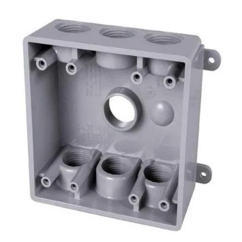 Pvc Conduit Junction Box - Color: Grey