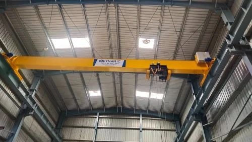 Yellow 5 Ton Single Girder Eot Crane
