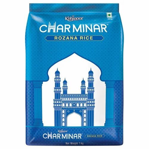 1Kg Kohinoor Charminar Rozana Rice - Color: Golden