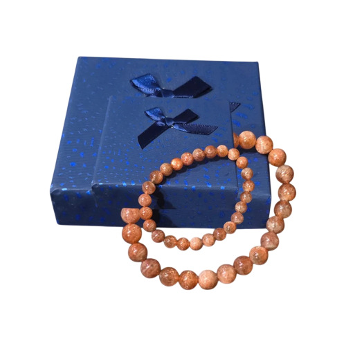 8 Mm Sunstone Bracelet