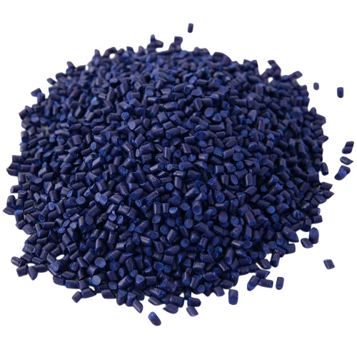Dark Blue Plastic Masterbatch - LLDPE Carrier Resin, 1% Usage, Heat Stable 220Â°C, Granules | For Cable, Blow Film, Rotomoulding, Extrusion, Injection Moulding