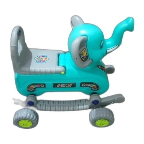 Elephant Baby Rocker - Plastic, Standard Size, Blue | Durable, Long Lasting, For Age 2-4 Years