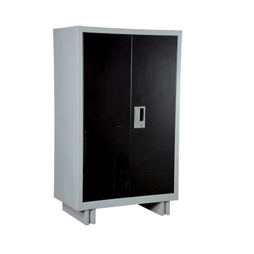 Metal Office File Storage Almirah - Metal 6.5 Feet Blue Grey 2 Doors 4 Shelves | Durable Eco-Friendly Rust Free