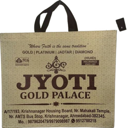 Non Woven Promotional Bags - Customized Size, Ivory, Non Woven | Offset Print, Hand Length Handle, Moisture Proof, Eco Friendly