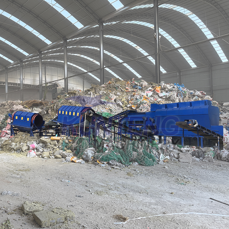 Solid Waste Classification And Treatment Production Line - Capacity: 100 Ton/Day