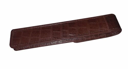 Brown Leather Pen Case