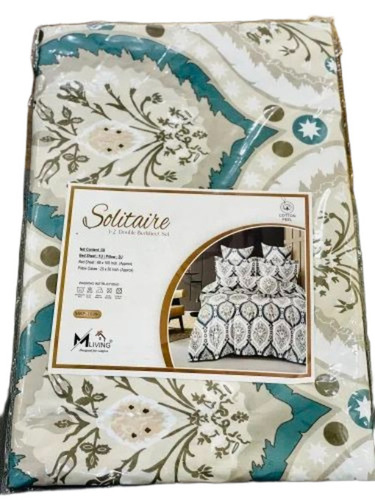 Cotton Double Bedsheet - Color: Multicolor