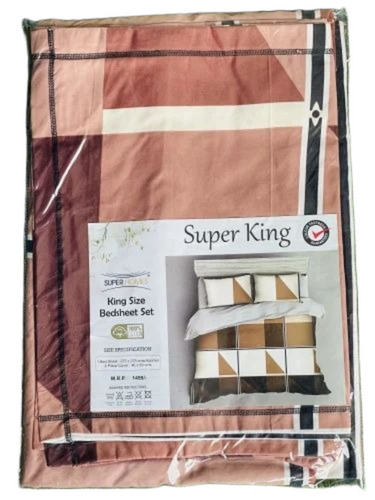 Glace Cotton Bed Sheet