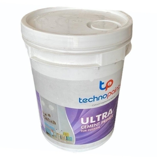 Interior Primer Paint - Bucket, White, Liquid | High Gloss, 99% Purity, 12 Months Shelf Life