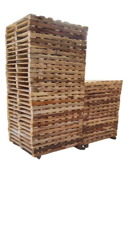 Ispm 15 Wooden Pallets - Pine Wood, 15 mm Thickness, Heat Treated | Smooth Finish, Natural Color, Nail Joint Closure, 700 kg Load Capacity, 4-Way Entry, ISPM 15 Certified