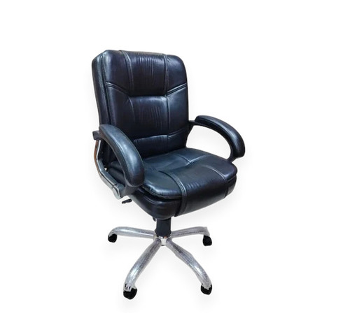 Leather Mid Back Office Chair
