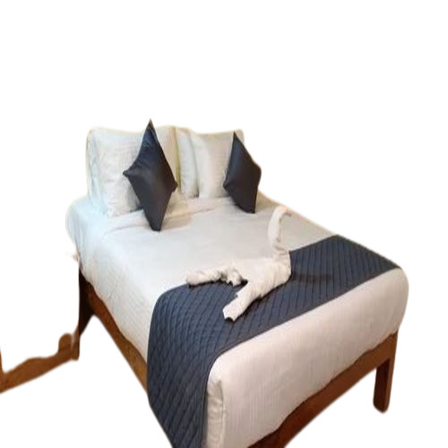 Plain White Double Duvet Cover