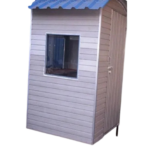 Portable Ms Security Cabin - Modular 4x4x7 Feet 3-5mm Wall Thickness Custom Color Fixed Window