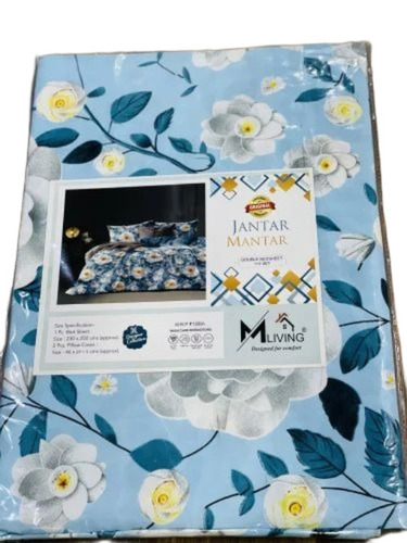 Printed Bedsheet - Color: Multicolor