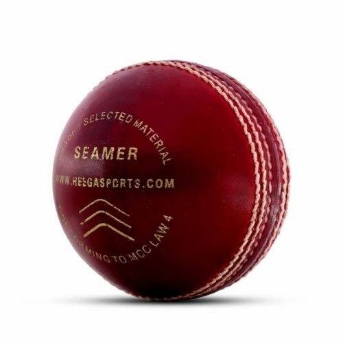 Red Seamer Cricket Leather Ball
