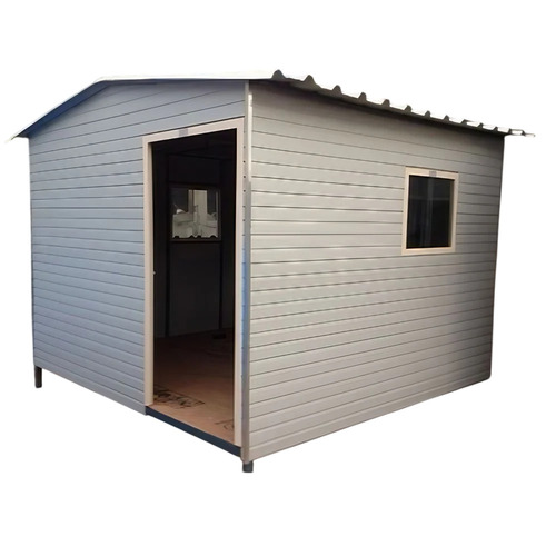 Sqare And Rectangle Pvc Security Cabin - Modular 4x4x7 Feet, Gray, 6-12 Mm Wall Thickness | Custom Color, Fixed Window
