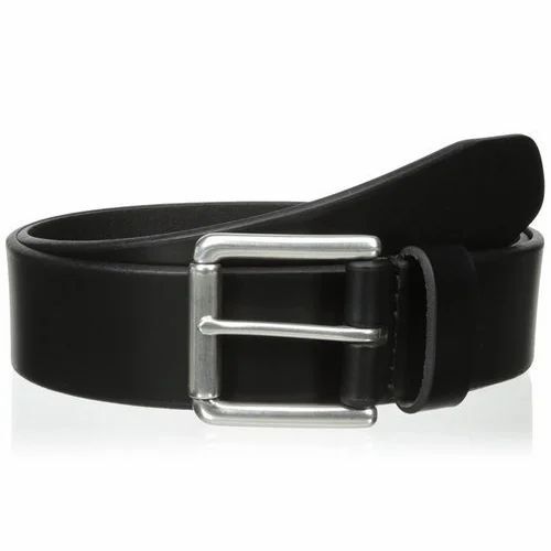 Stylist Black Leather Belt - Leather, Black, A Grade | Male, Daily Use, Skin Friendly
