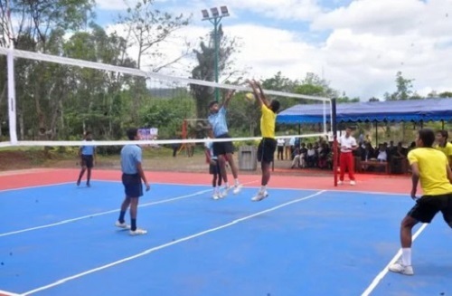 Acrylic Volleyball Court
