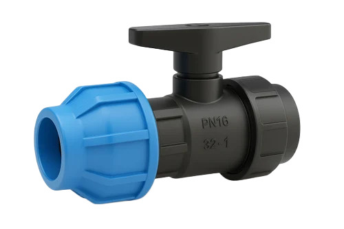Pp Compression Ball Valve