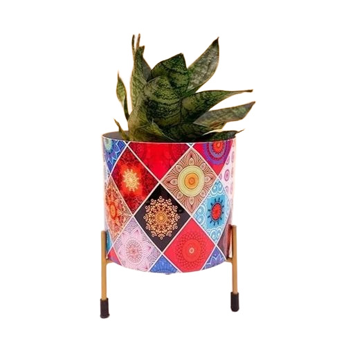 Round Flower Pot Planter Set