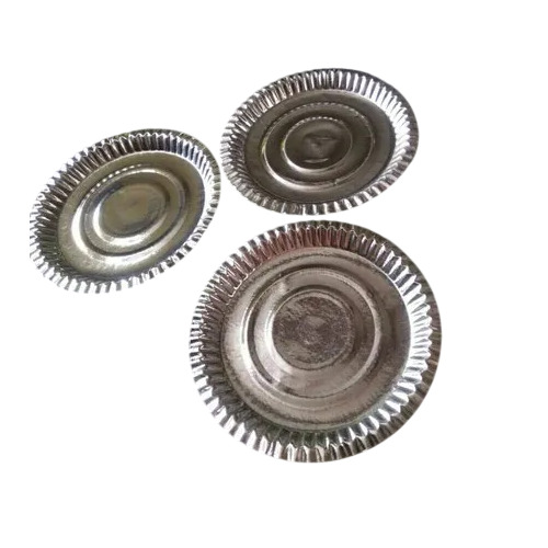 Silver Laminated Paper Plate
