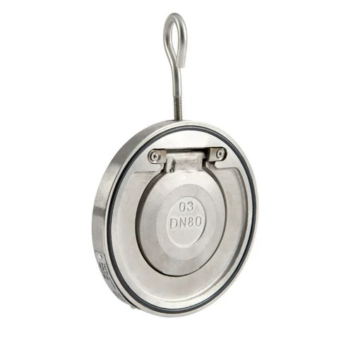 Wafer Check Valve - Stainless Steel, Silver, Wafer-Style | Durable, Low Leakage, Vibration Resistant, Temperature Tolerant