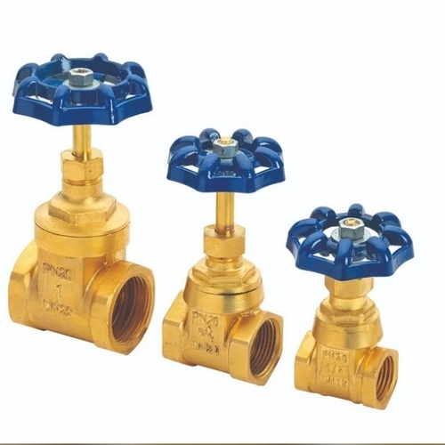 Brass Forged Gate Valve - Brass, Standard Size | Rust Resistant, Low Maintenance, 1-Year Warranty