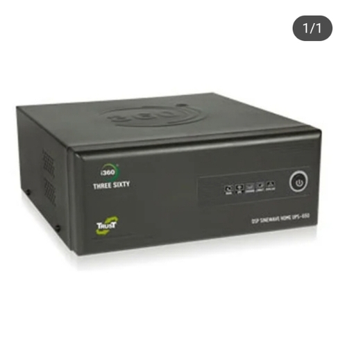 Inverter Ups For Home - Metal Standard Size Black 220-440 Volt | Long Life Low Maintenance Tested Quality